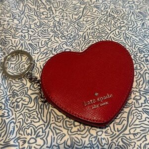 Kate Spade Scarlet Heart Keychain Holder